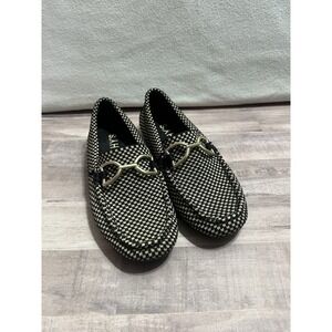 Rothy's (Women) The Double Bit Driver in Classic Micro Check Size W 5